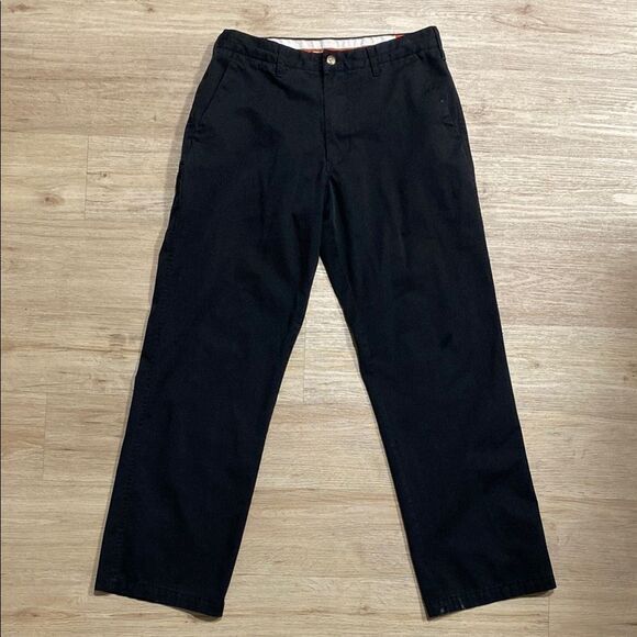 Volcom Weirder Pant Black Slim Tapered Chino 32 Skate Casual‎ Y2K Logo - Picture 10 of 16